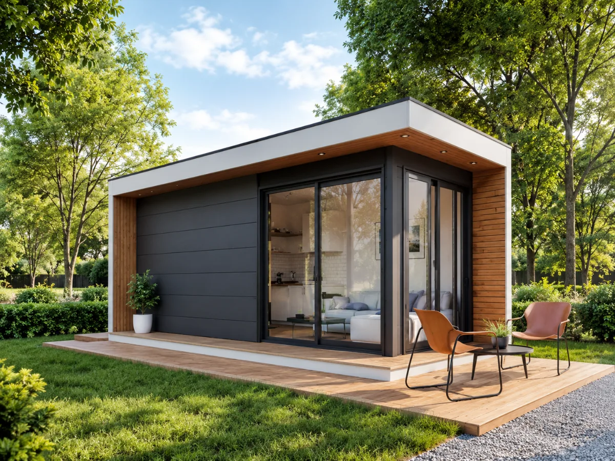 21 m² Verandalı Modüler Ev