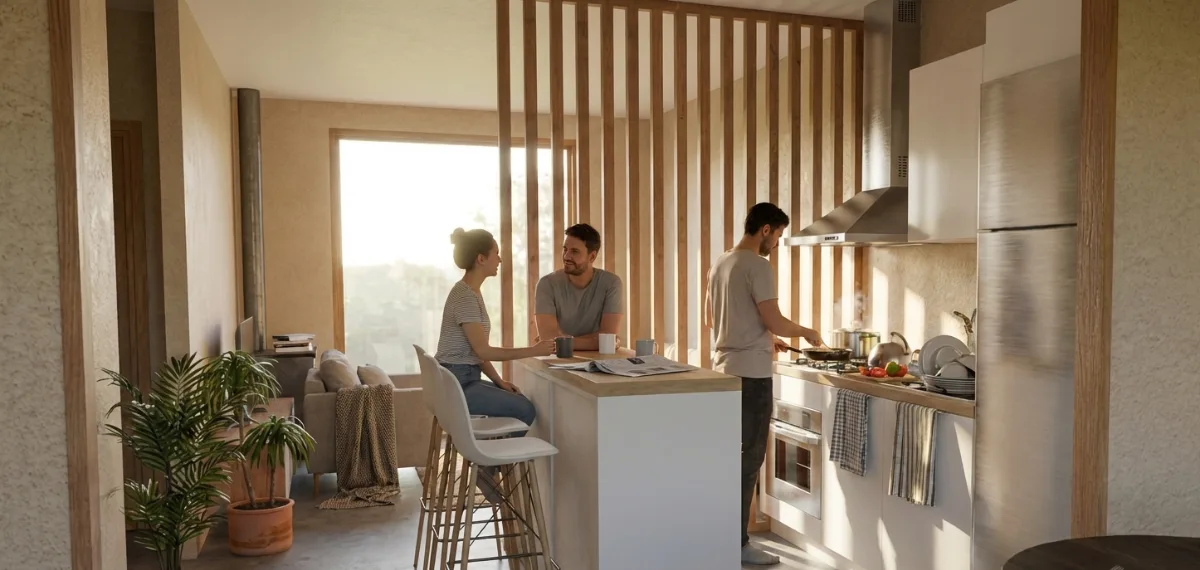 56 m² 2+1 Hafif Çelik Modüler Ev