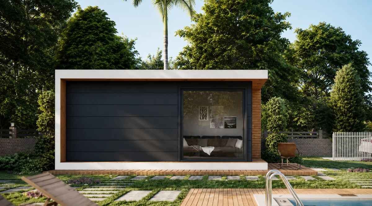 21 m² Verandalı Modüler Ev
