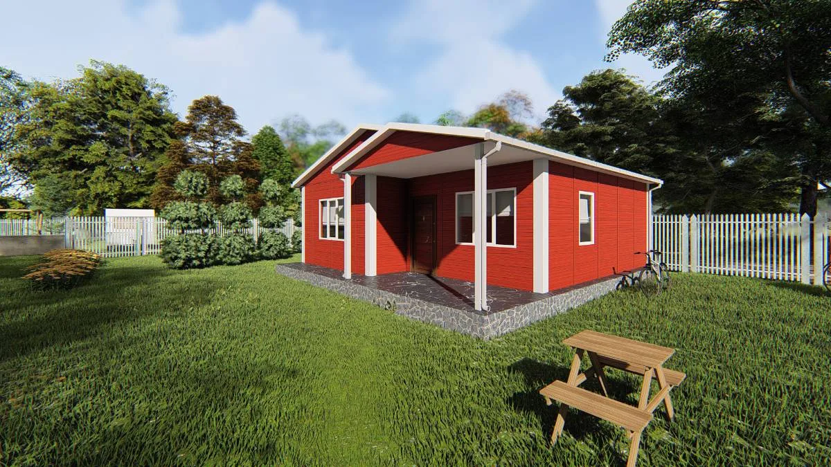 62 m² 2+1 Prefabrik Ev